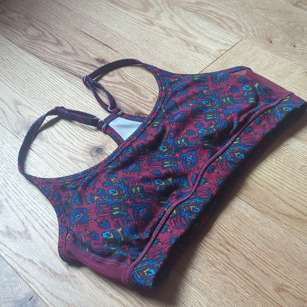Aerie. Boho Print Padded Sports Bra. Size Small